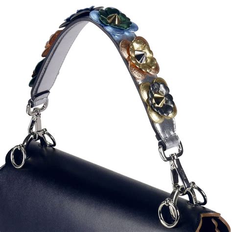 fendi strap silver hardware|fendi shoulder strap outlet.